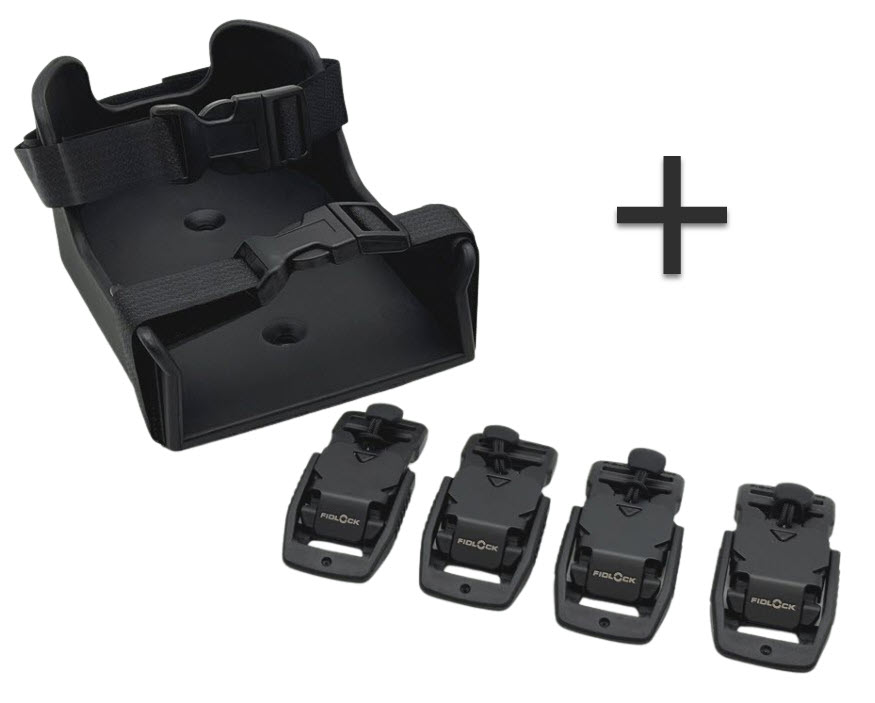 Hook-n-Loop Straps with Magnetic Buckles