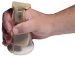 Hand Cone for Positioning & Stretching Hands, Clear, Large