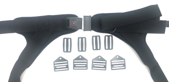 Hip Belt, 1.5 Basic 4-Point Y-Style, Padded, PB Security