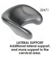 Pad, Headrest Pad, Molded, Lateral