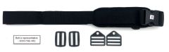 Hip Belt, 1" TheraFit Single Pull, SR Buckle, 4.25 x 1.75 Pads w/ Clips