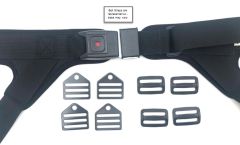 Hip Belt, 1" TheraFit 4-Point Y-Style, PB Security Buckle, Small