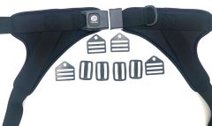 Hip Belt, 1.5" Basic 4-Point Y-Style, Padded, PB Buckle