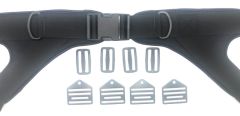 Hip Belt, 2" Basic 4-Point Y-Style, Padded, SR Buckle