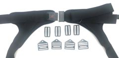 Hip Belt, 1.5" Basic 4-Point Y-Style, Padded, PB Security