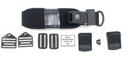 Hip Belt, 1" TheraFit Single Pull, PB Buckle, 4.25 x 1.75 Pads w/ Clips, Camlocks