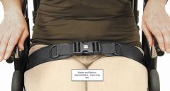 Hip Belt, 1.5" TheraFit 4-Point Y-Style, Dual Pull, PB Security Buckle, Medium