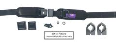 Hip Belt, 1.5" TheraFit Single Pull, PB Security, 7.25 x 2.25 Pads w/ Cams, Clamps