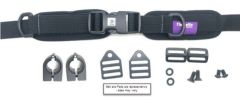 Hip Belt, 1.5" TheraFit Dual Pull, SR Buckle, 5.25 x 2.25 Pads w/ Clips, Collars