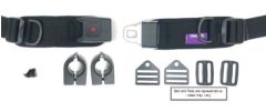 Hip Belt, 1.5" TheraFit Rear Pull, PB Security, 7.25 x 2.25 Pads w/ Clips, Collars