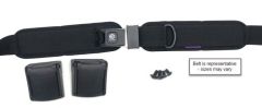 Hip Belt, 2" TheraFit Single Pull, Bariatric, PB Buckle, 11.25 x 3 Pads w/ Camlocks