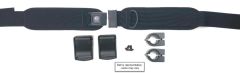Hip Belt, 1.5" TheraFit Single Pull, PB Buckle, 9.25 x 2.5 Pads w/ Cams, Clamps