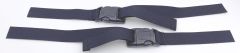 Soft Toe Strap with Buckle, 1" Pair