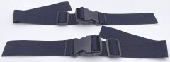 Soft Toe Strap with Buckle, 1.5" Pair
