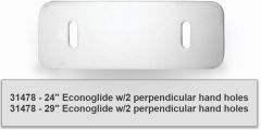 Transfer Board, Econoglide, 24" w/ 2 Perpendicular Hand Holes