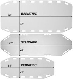Patient Mover, Standard, 1/4" White HDPE, 72" x 22"