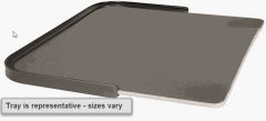 29.5W x 23.5D Black Tray, No BC, PVC Rim
