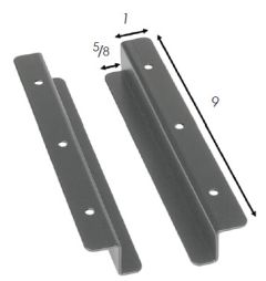 Tray Attachment, Z Tray Slides, 1-1/2", Pair