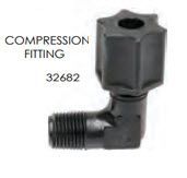 Sip-N-Puff Compression Fitting, 90 Degree